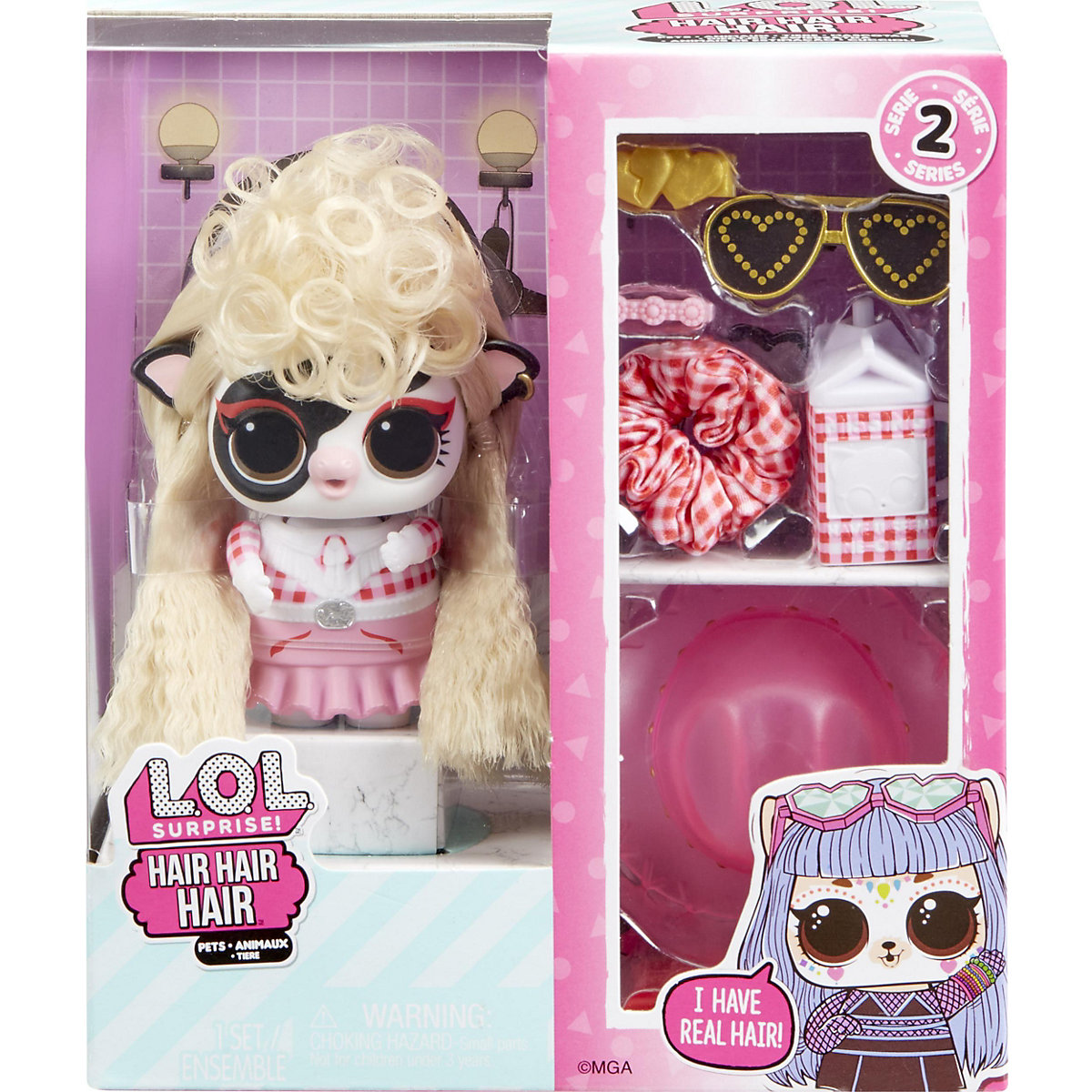 MGA 584469EUC L.O.L. Hair Hair Hair Pets Asst in PDQ