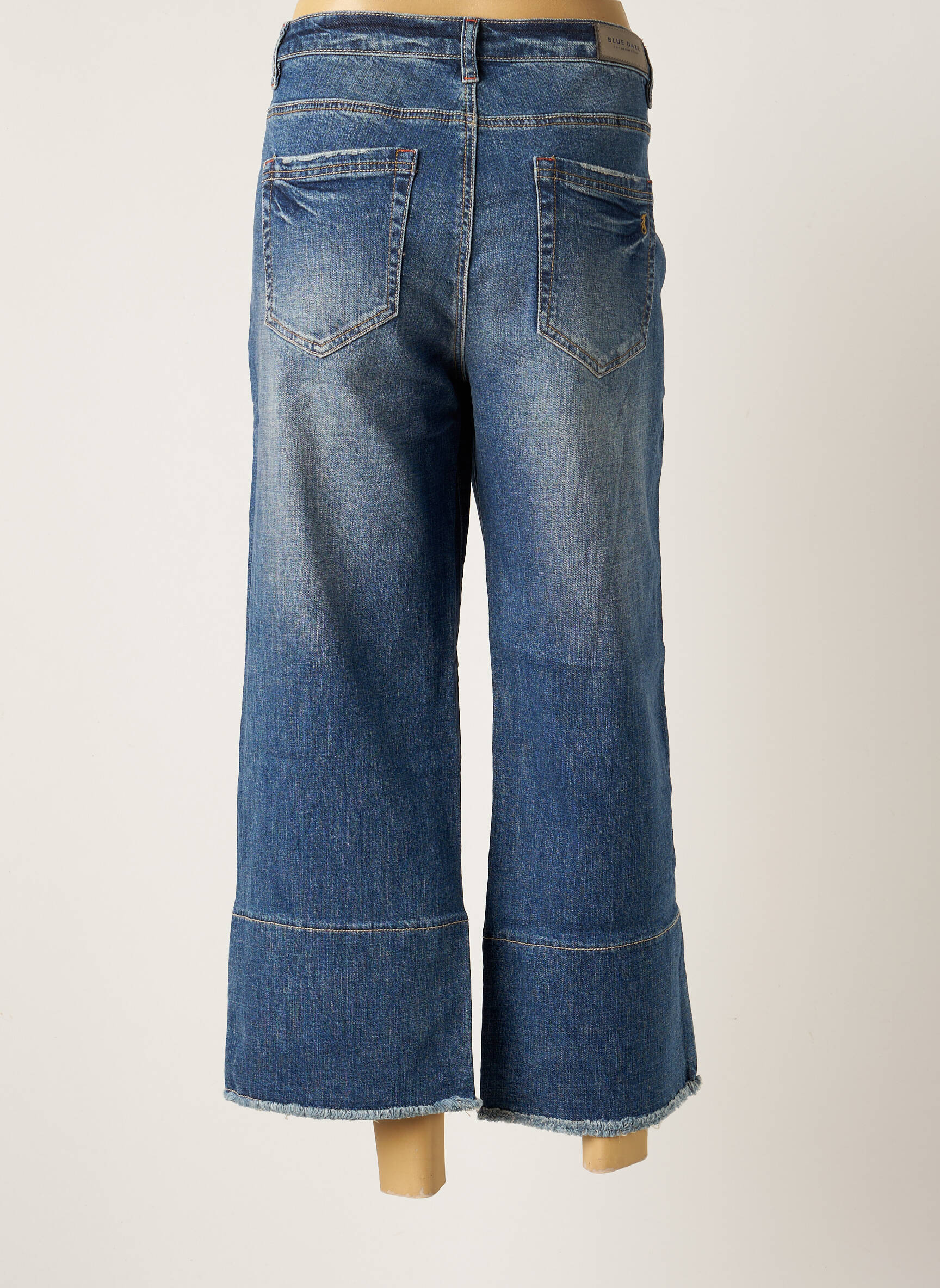 Blue Daze Jeans Coupe Large Femme couleur bleu