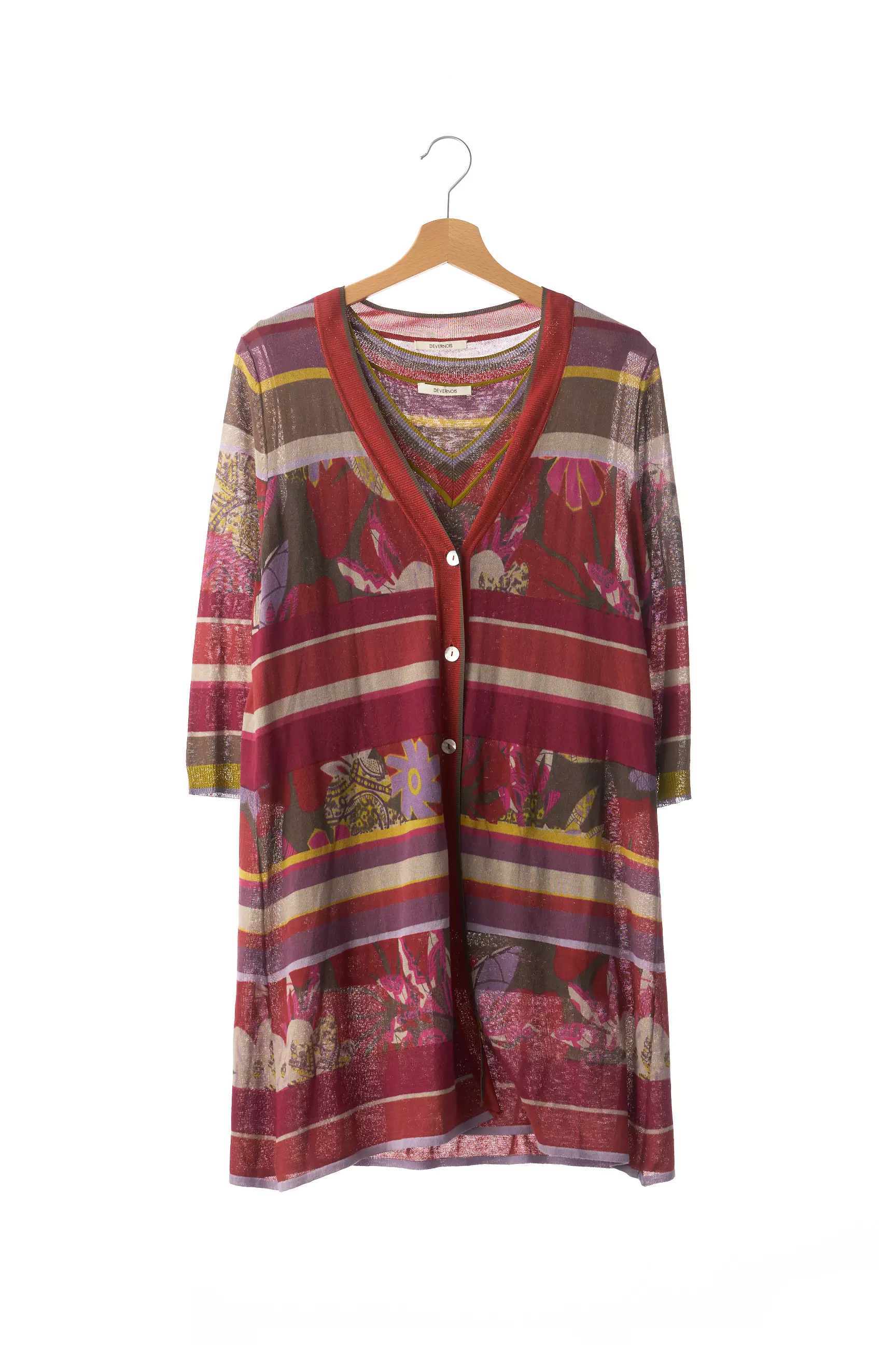 Devernois Twinset Femme couleur rouge