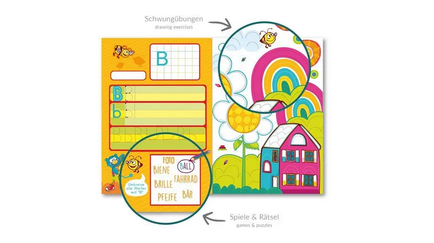 TRENDHAUS ABC Champions Activity Lernkoffer A-Z wisch&weg