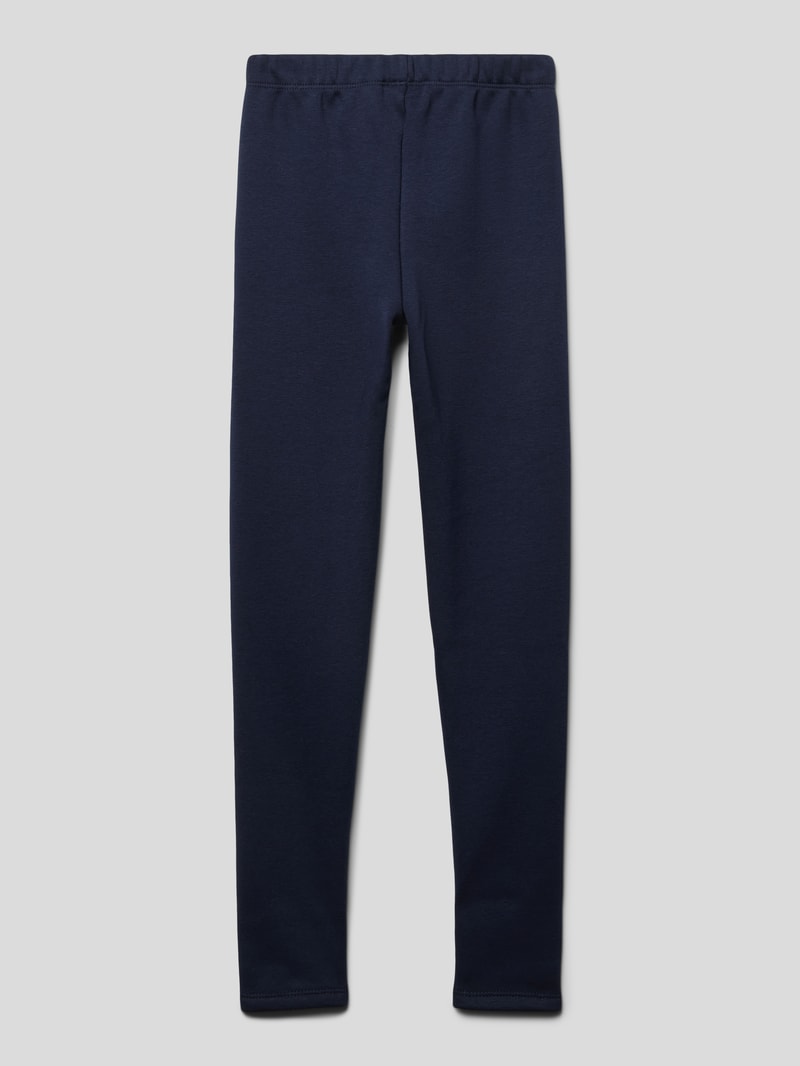 Sweatpants mit elastischem Bund in marineblau