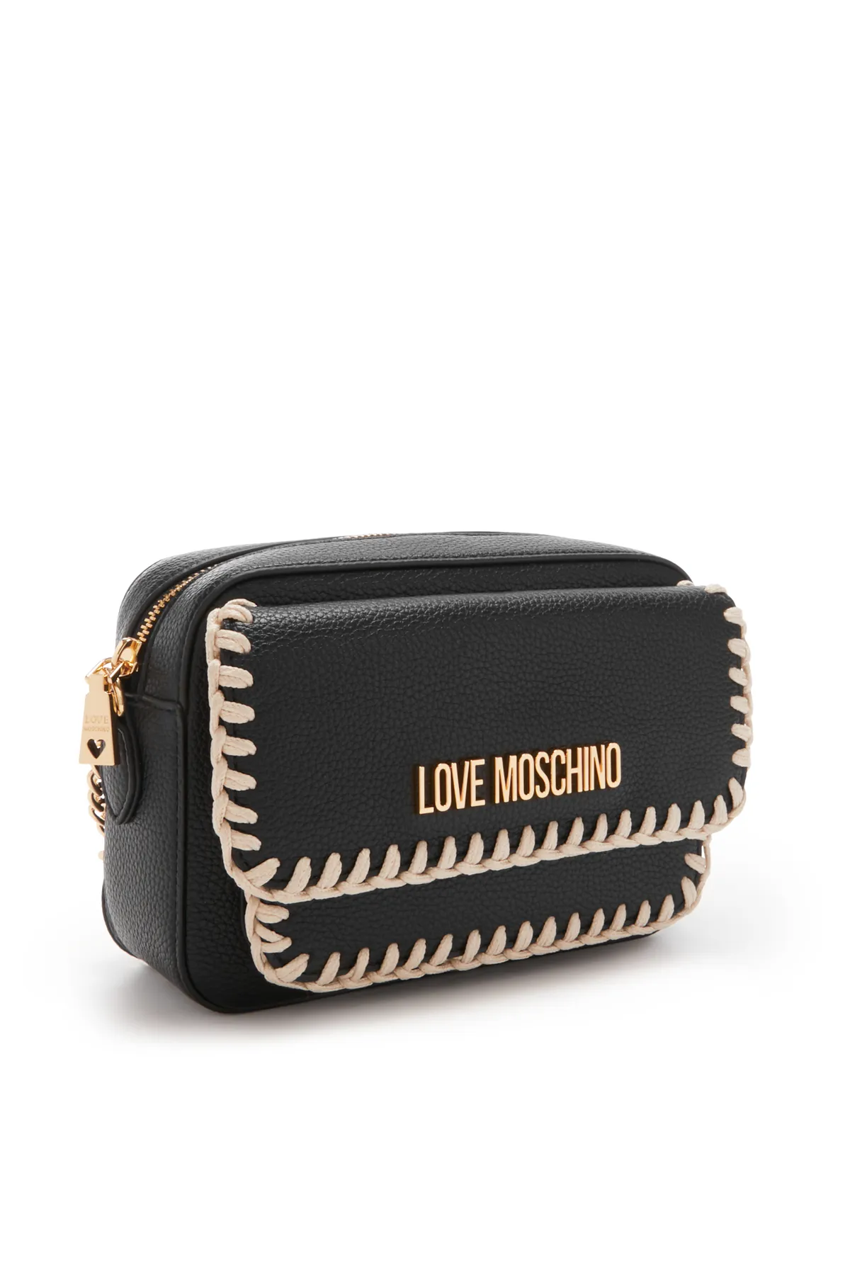 1'ASLAN  Love Moschino Damen Umhängetasche Schwarz JC4106PP1ILJ100A