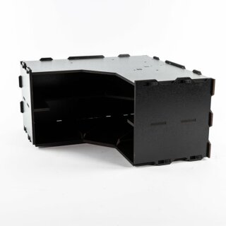 Black Paint Rack: Eckteil Regal