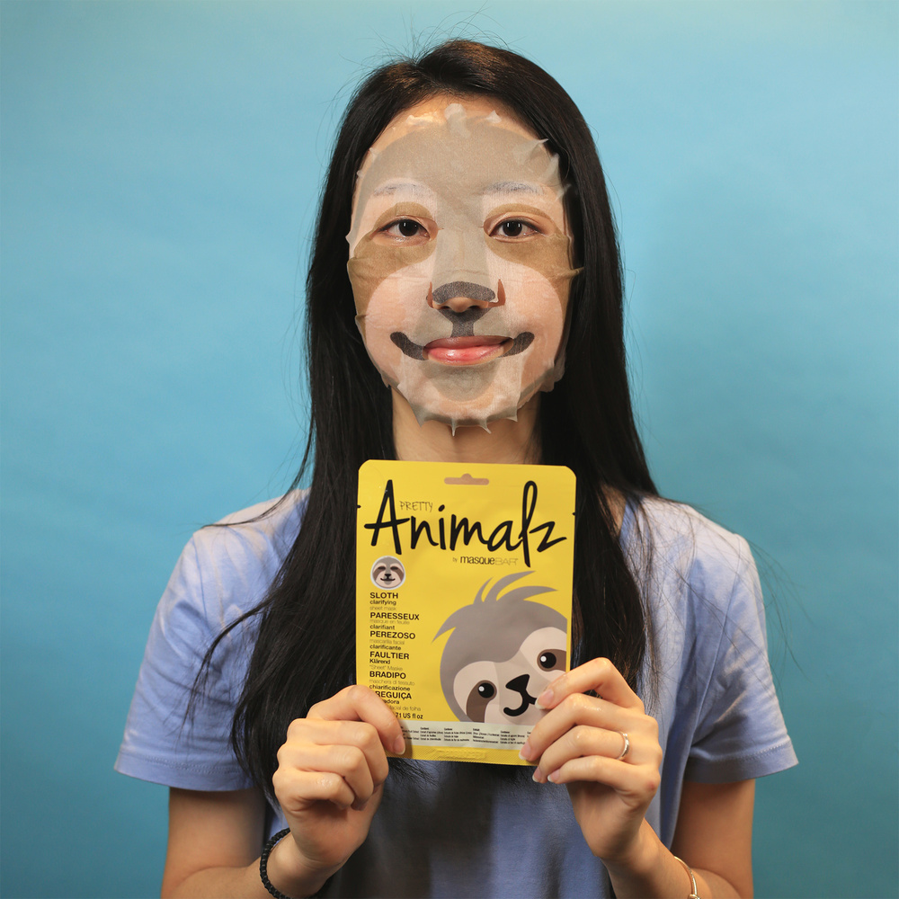 ANIMALZ Animalz - Masque Paresseux Masque tissu visage