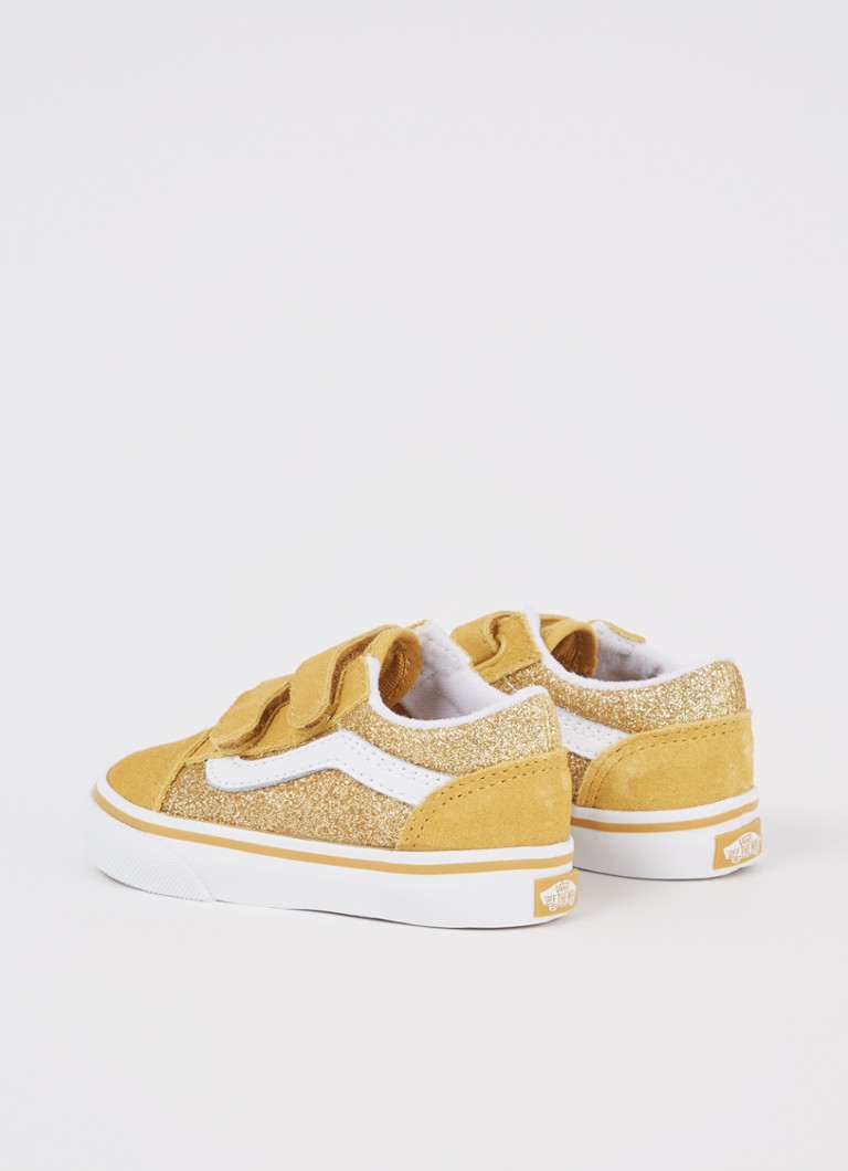 Superga VANS Old Skool V z bleščicami in semiš detajli