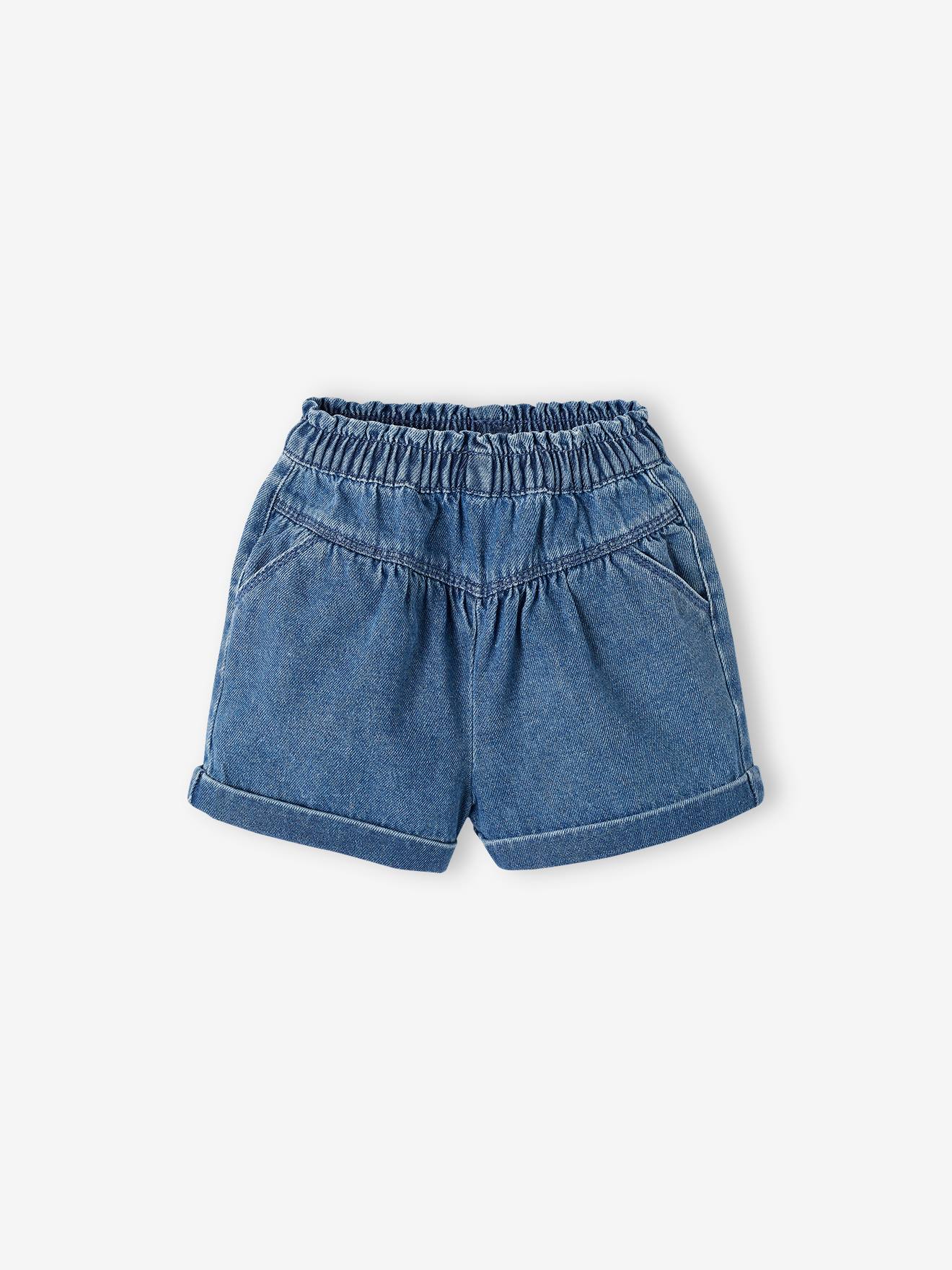 Vertbaudet Mädchen Baby-Set: Shirt, Haarband & Shorts - rosa