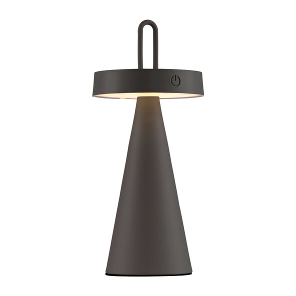 LED-Akku-Tischleuchte Elna, schwarz