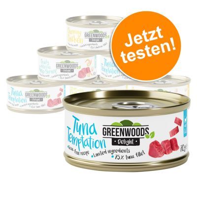 Gemischtes Probierpaket Greenwoods Delight 6 x 70 g