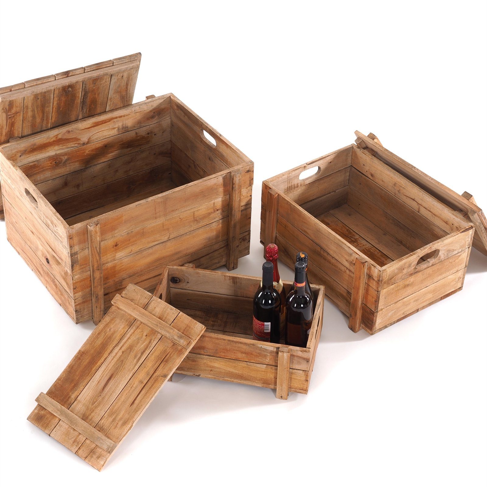 DESIGN DELIGHTS Truhe 3ER TRUHENSET 