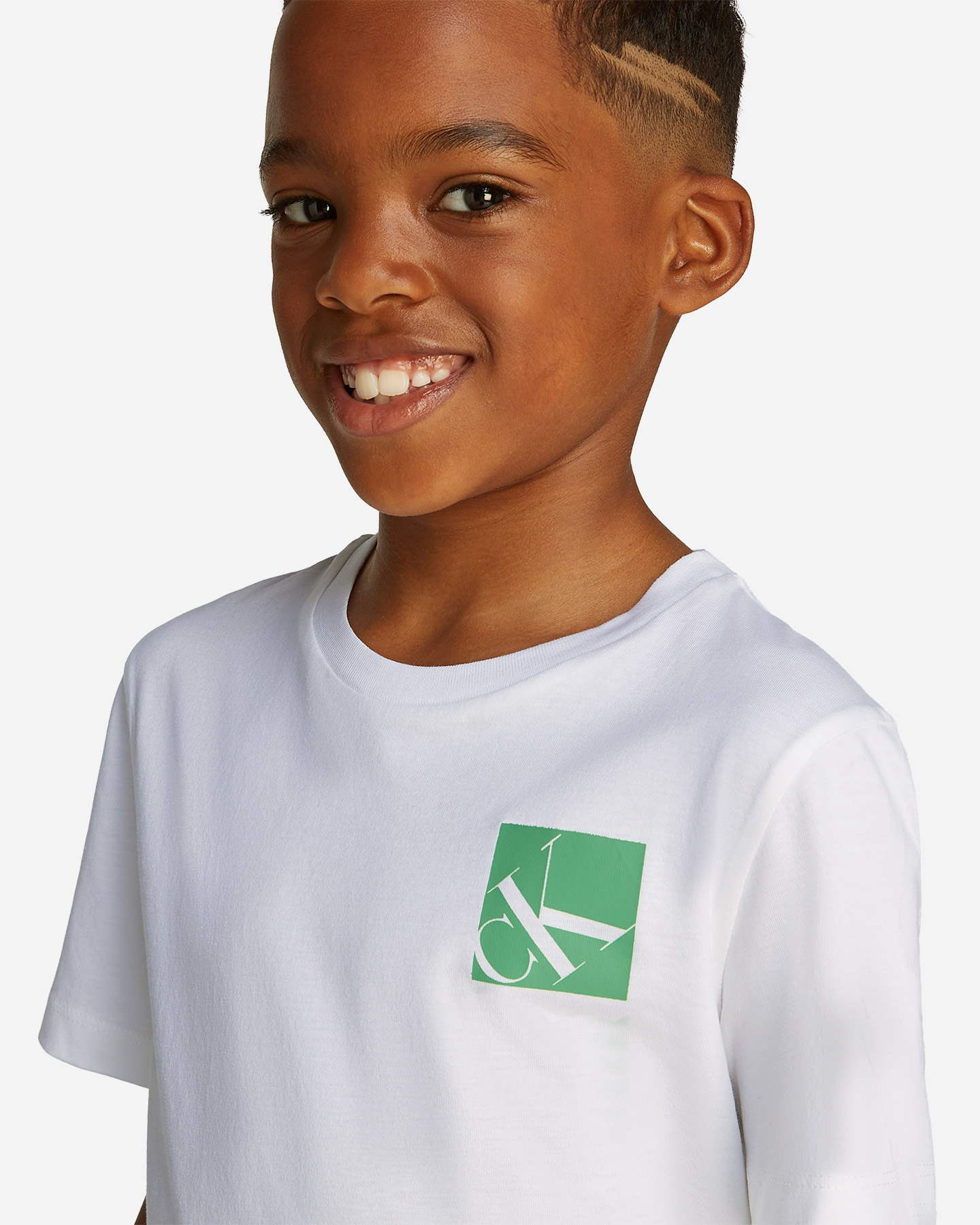 T-shirt Calvin Klein Jeans Box Logo Jr IB0IB02351-YAF