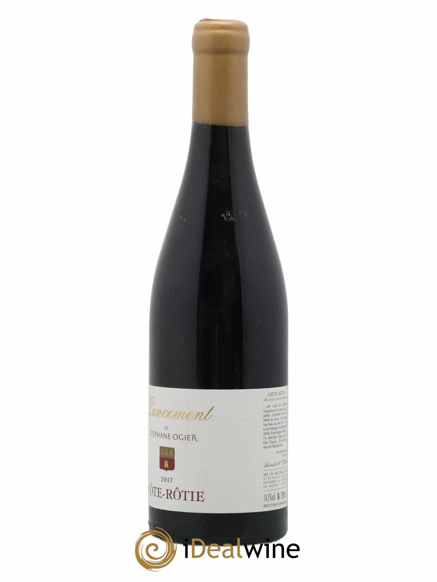 Côte-Rôtie Lancement Stéphane Ogier  2017 - Lot de 1 Bouteille