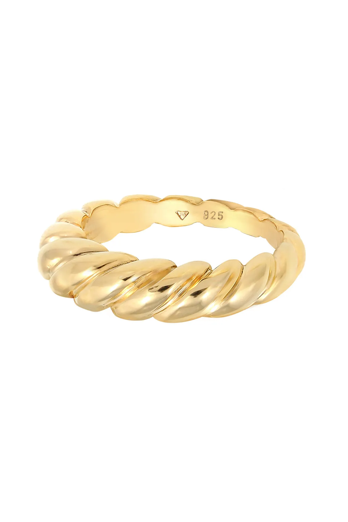 ELLI  Ring - Goldfarben - Ohne Stein