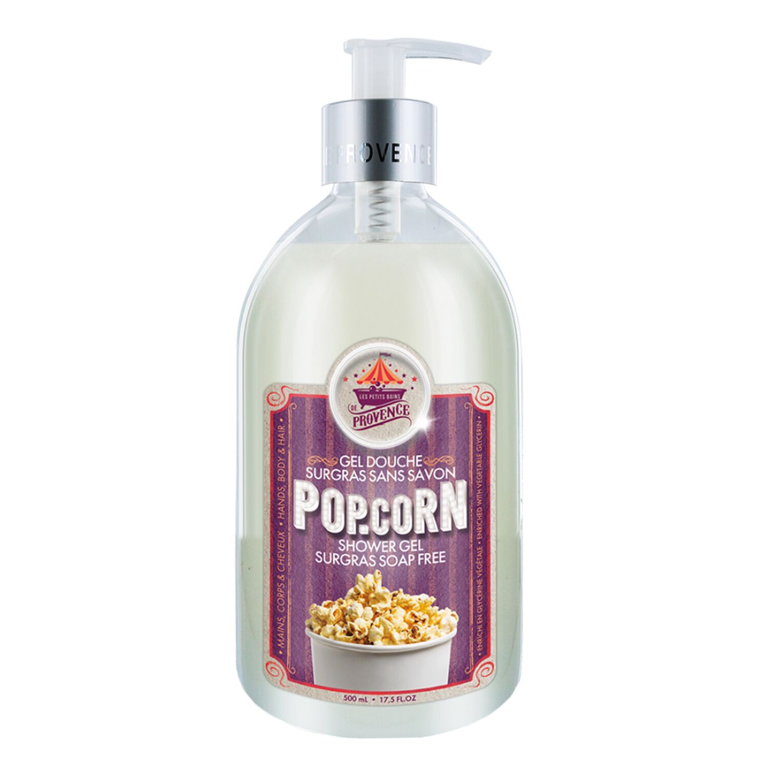 Les Petits Bains de Provence Gel Douche Fête Foraine Pop Corn