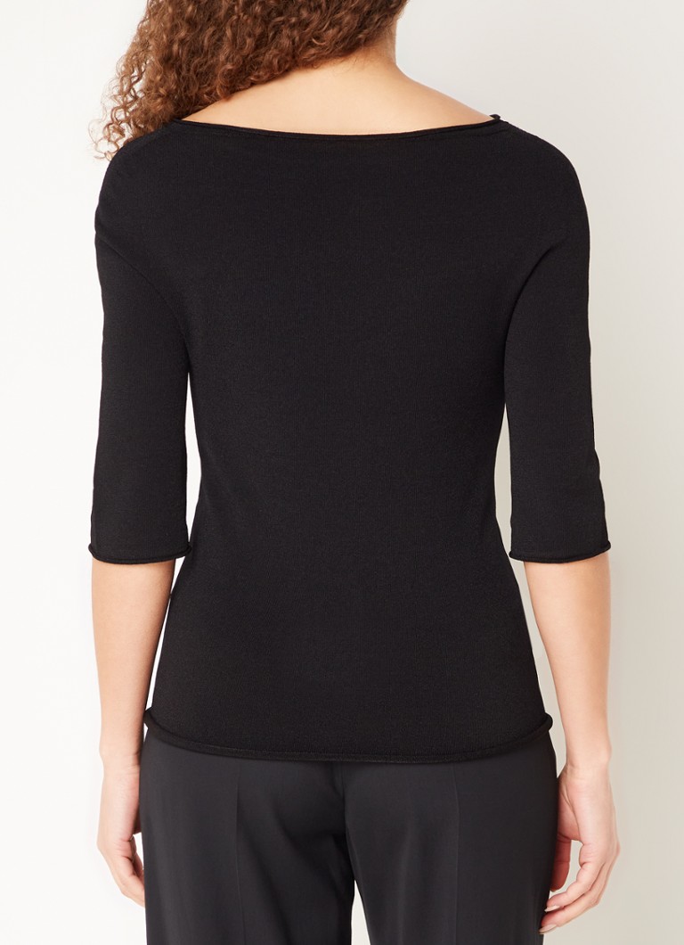 Wolford Top ar rievotu struktūru