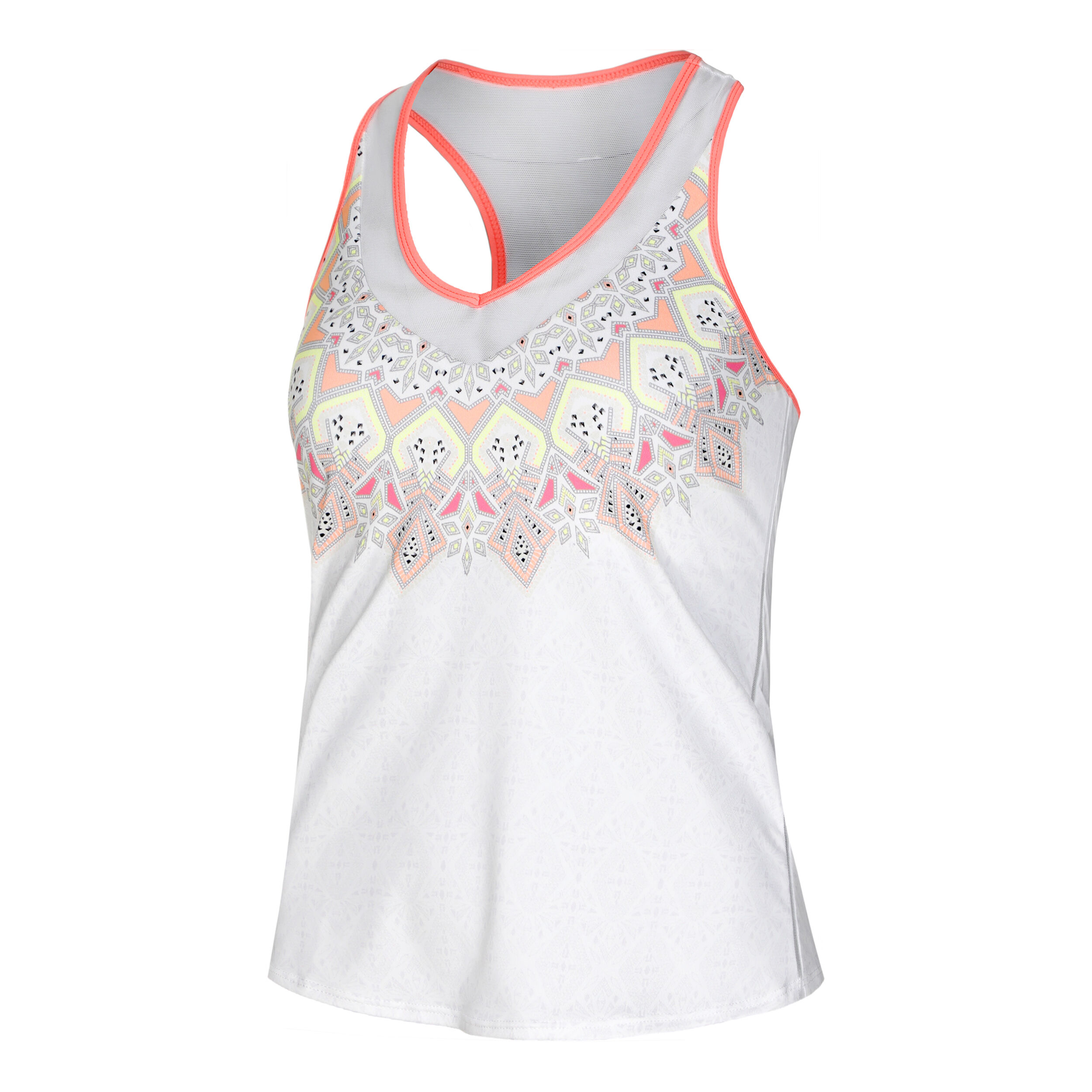 Geo Grande With Bra Tank-Top Damen - Weiß, Mehrfarbig