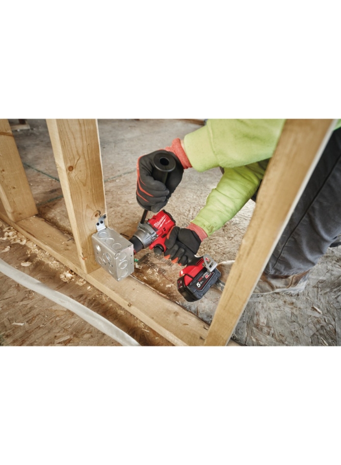 Milwaukee 4933479863 M18 FDD3-502X Бежична акумулаторска бушилица/бушилица без четкица 18V 5.0Ah у чврстој кутији