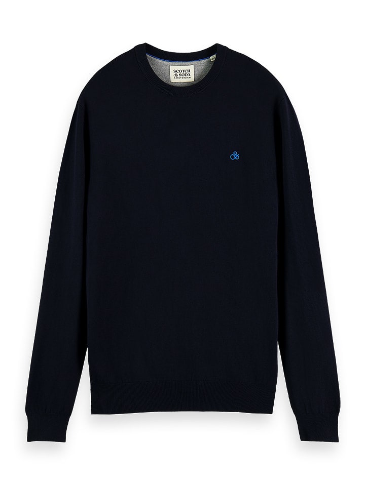 Scotch & Soda Pullover in Dunkelblau günstig kaufen