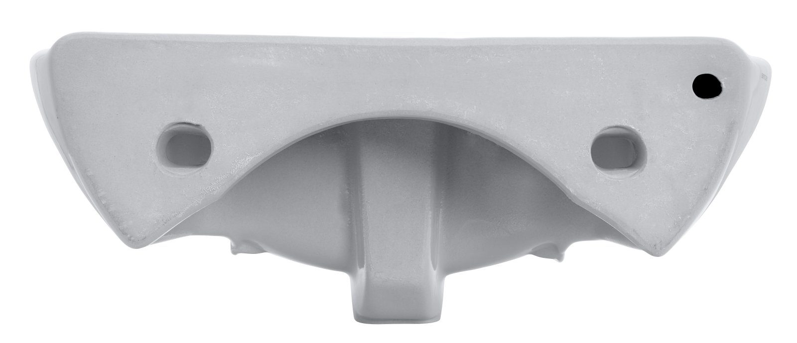 aquaSu Waschbecken (Hänge-Waschtisch oder Aufsatz-Waschtisch, 1-St., Waschbecken mit Überlauflaufschutz), 60 cm, Keramik, Manhattan-Grau, Überlaufschutz, 561341
