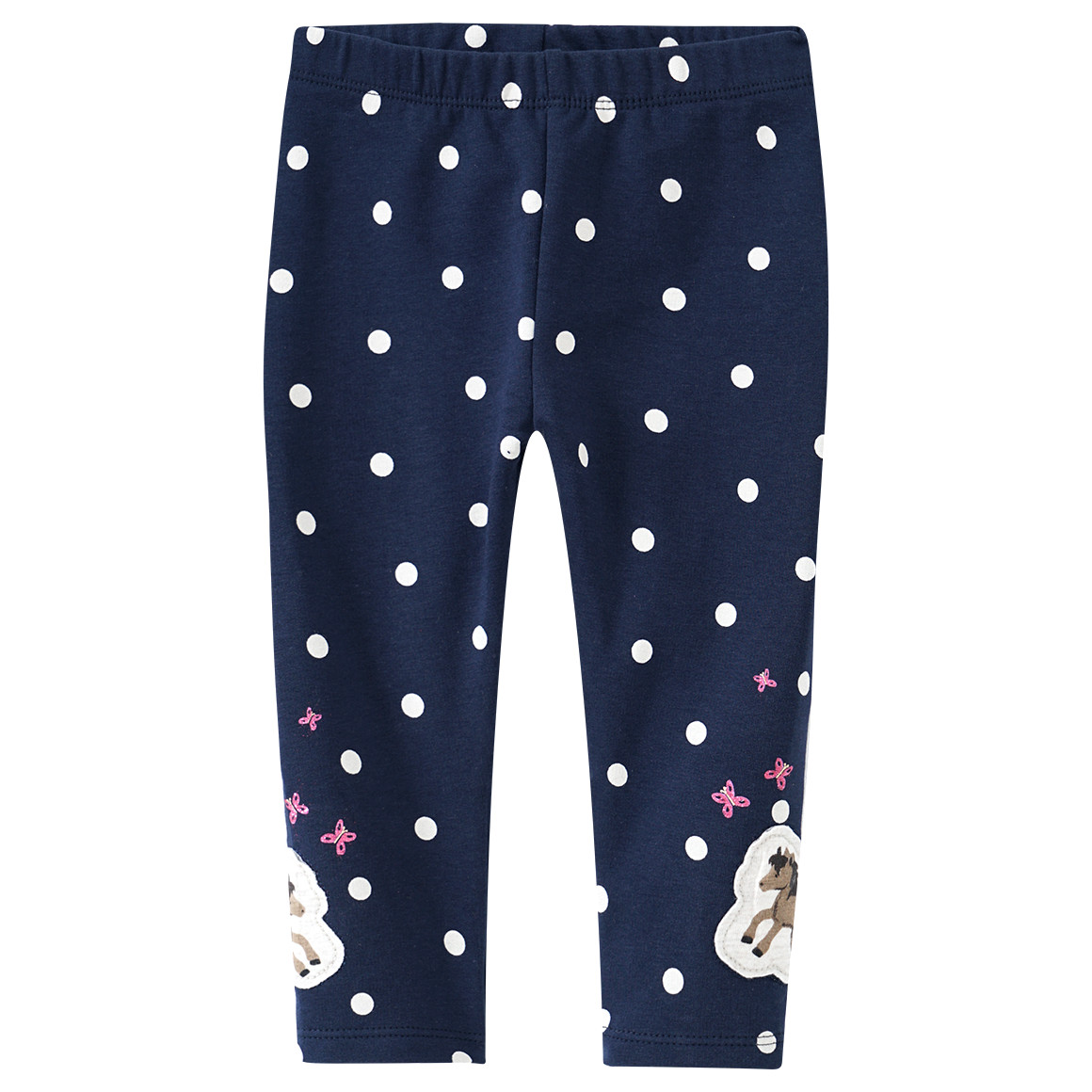 Baby Leggings mit Pferde-Applikation