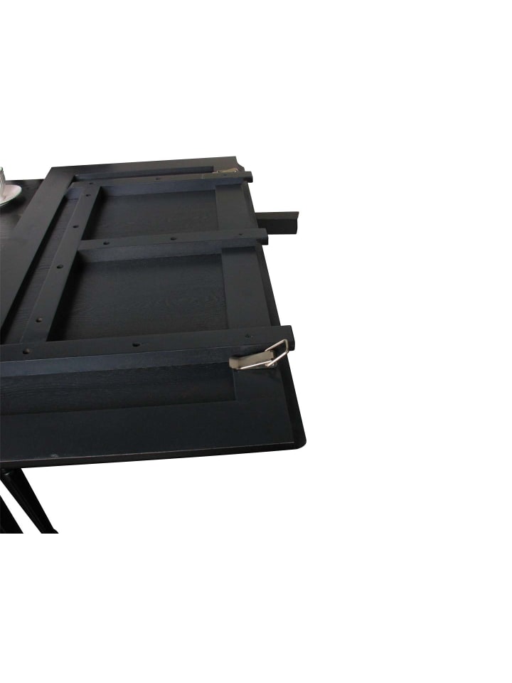 ebuy24 Essgruppe Amaretta (7-teilig) Schwarz 180 x 100 cm günstig kaufen onesize