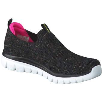 Skechers Slip On Sneaker in schwarz