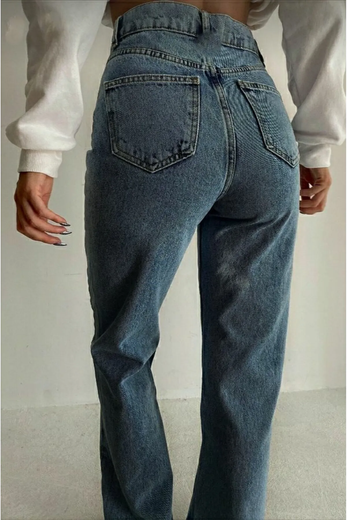 Trn JNS  Jeans - Blau - Wide Leg