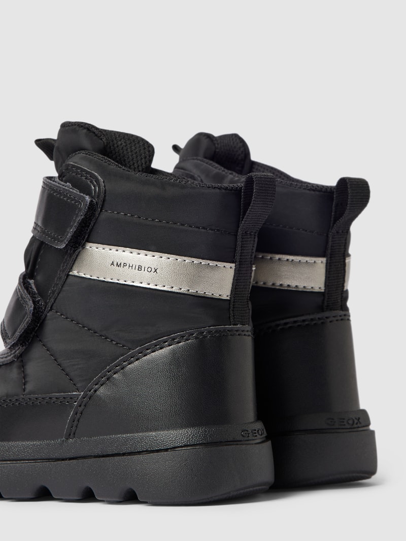 Stiefel mit Klettverschluss Modell 'WILLABOOM' in schwarz