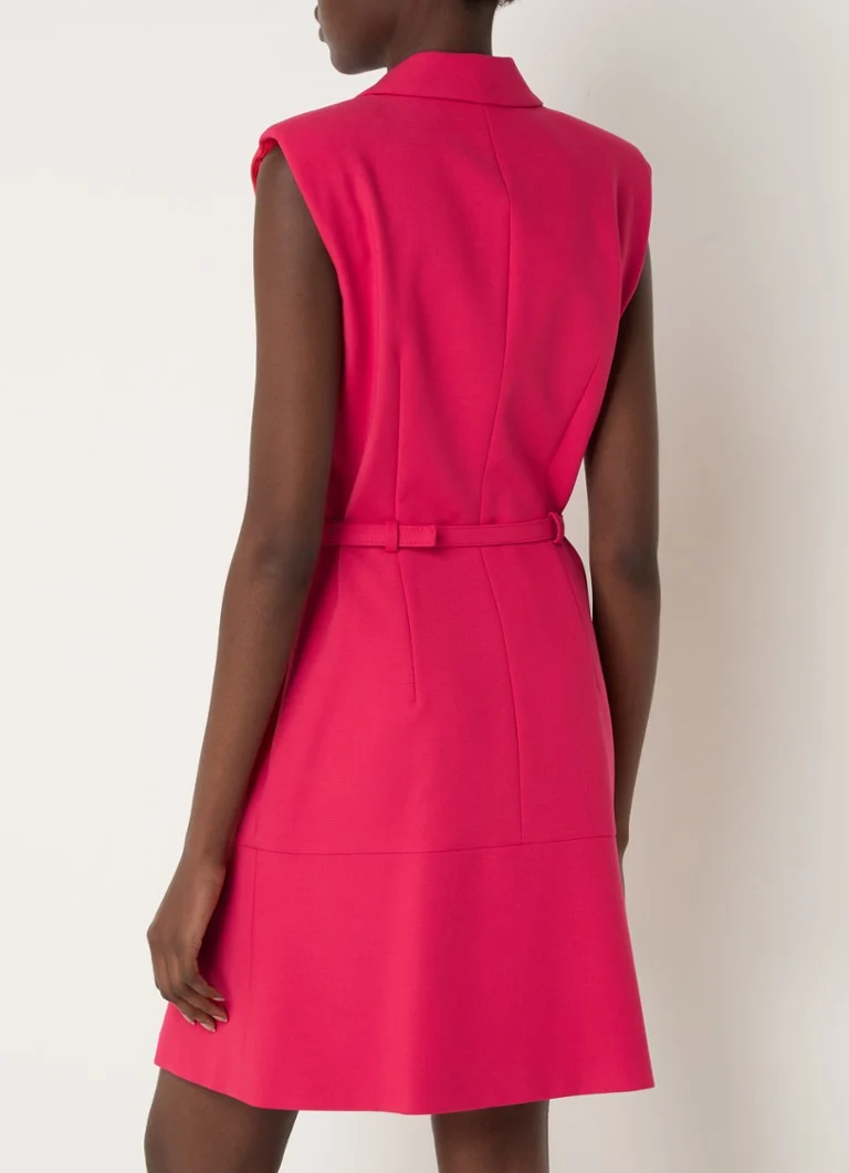 Robe blazer courte Kamilan de HUGO BOSS avec ceinture et épaulettes