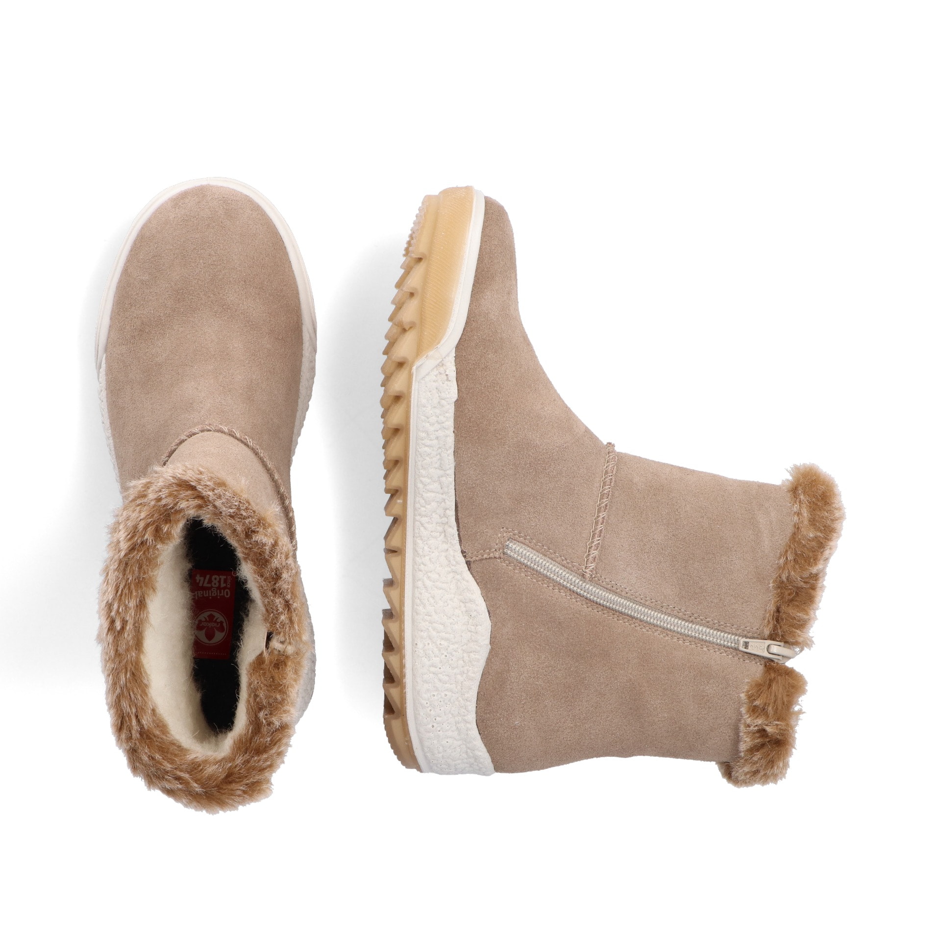 Rieker Damen Kurzstiefel champagner