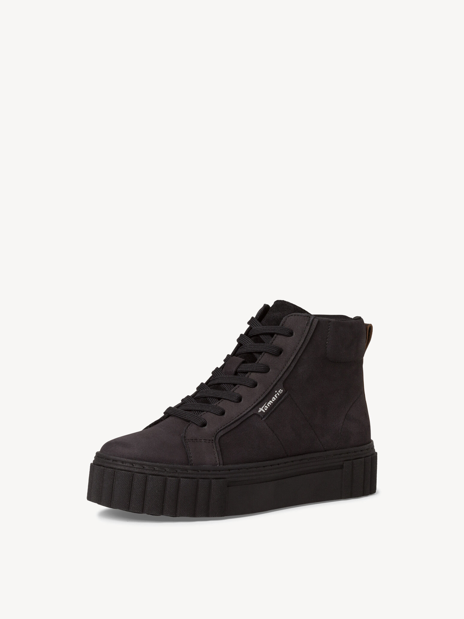 Bottine en cuir - noir