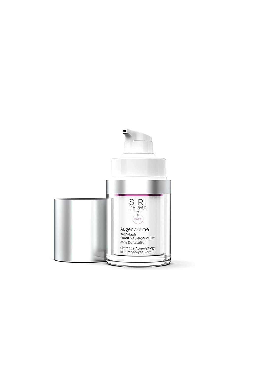 Siriderma Anti-Aging-Augencreme SIRIDERMA pure Basische Augencreme Ohne Duftstoffe 15 ml -, Anti-Aging, Anti-Falten Wirkung
