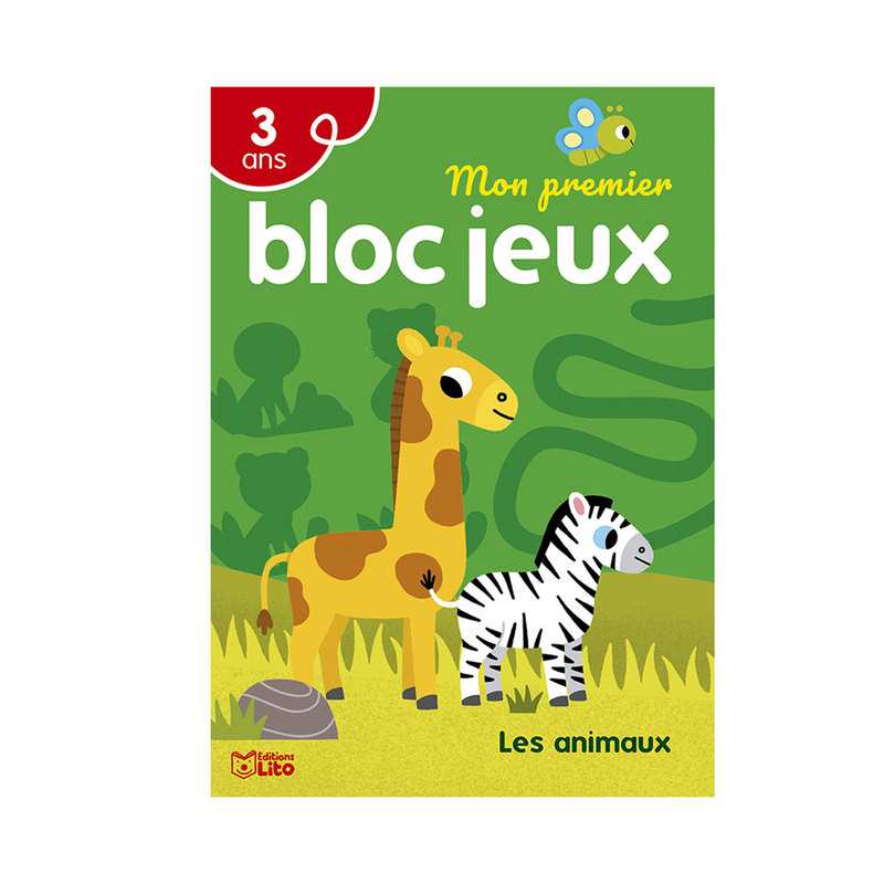 Livre Mon premier bloc jeux animaux - Lito