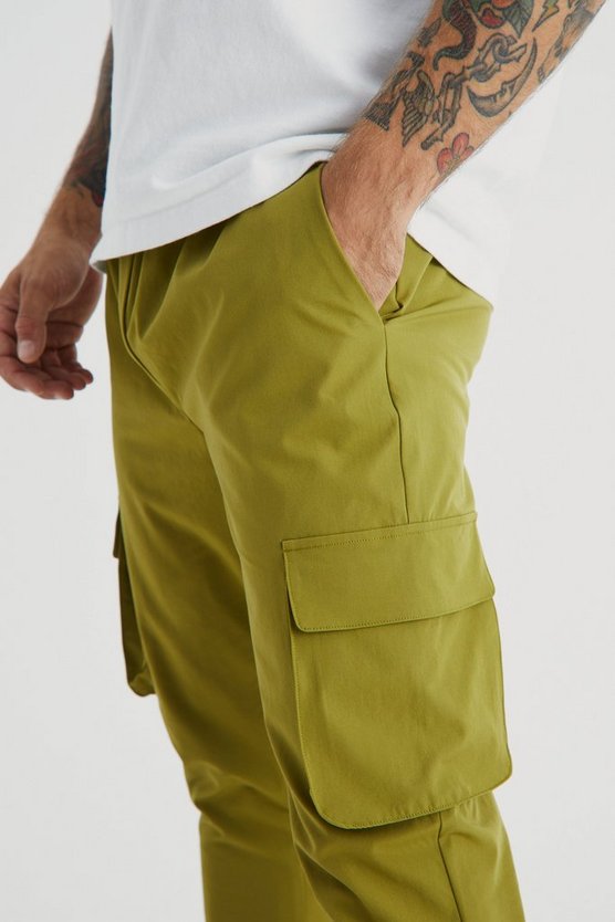 Skinny Stretch Cargo-Hose