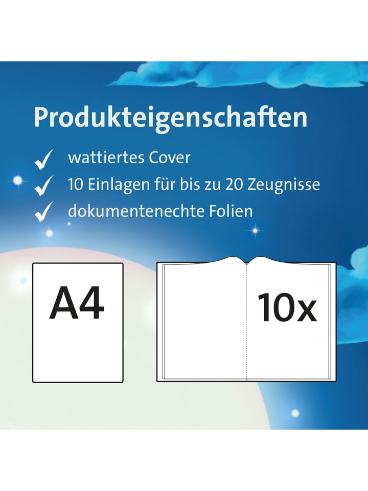 ROTH Zeugnismappe Magische Meerjungfrau in Blau günstig kaufen onesize