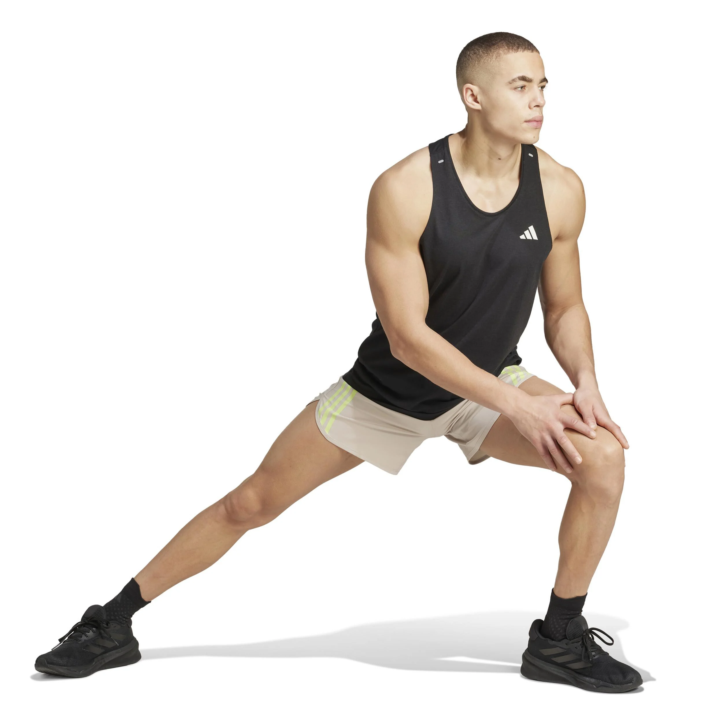 Own The Run 3S Laufshorts Herren - Beige