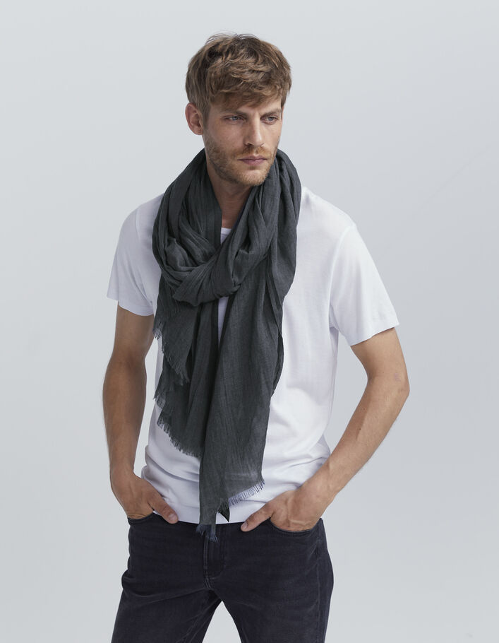 Chèche acier chiné Homme
