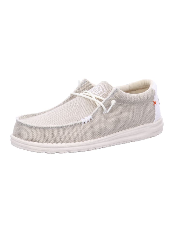 Hey Dude Herren Halbschuhe WALLY BRAIDED in Weiß günstig kaufen