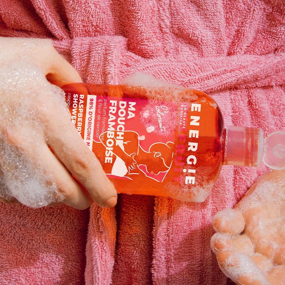 energie fruit MA DOUCHE SOIN |FRAMBOISE Gel douche pH neutre