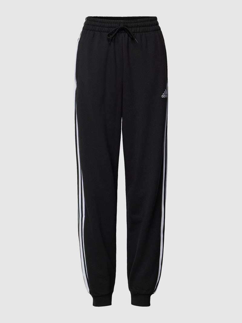 Sweatpants mit Logo-Streifen in schwarz