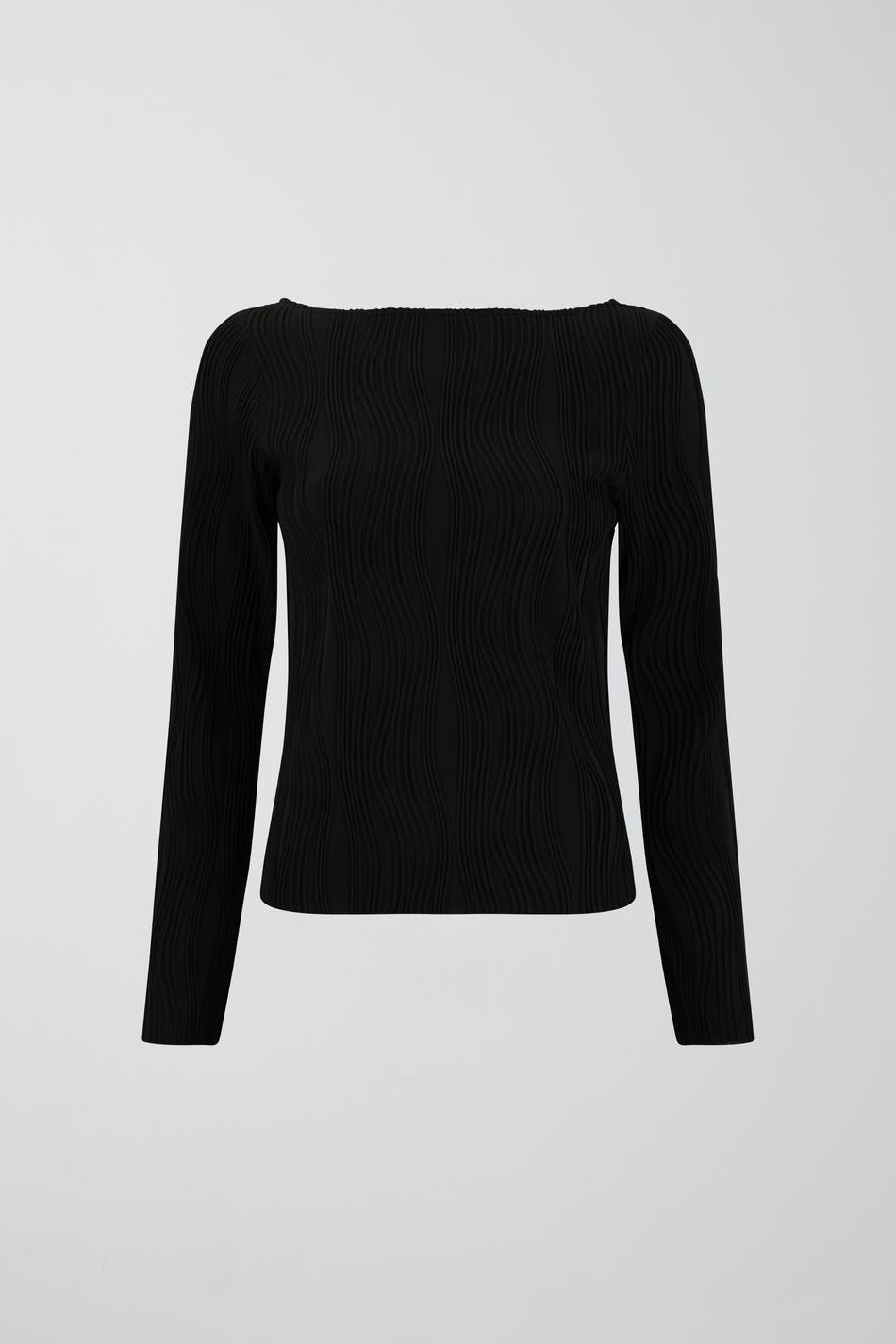 Structured boatneck top