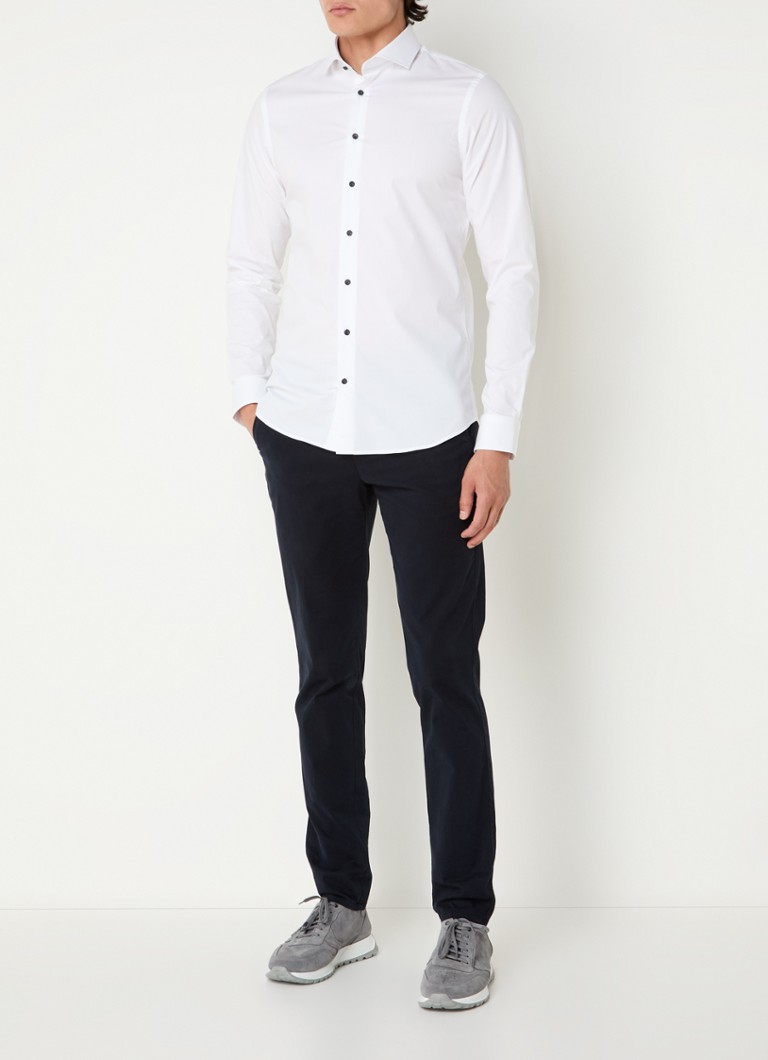 Profuomo Extra slim fit košulja s izrezanim ovratnikom