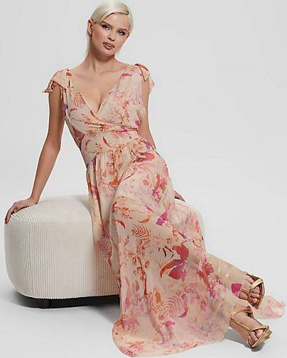 GUESS Damen Maxikleid SMOCKED VENUS