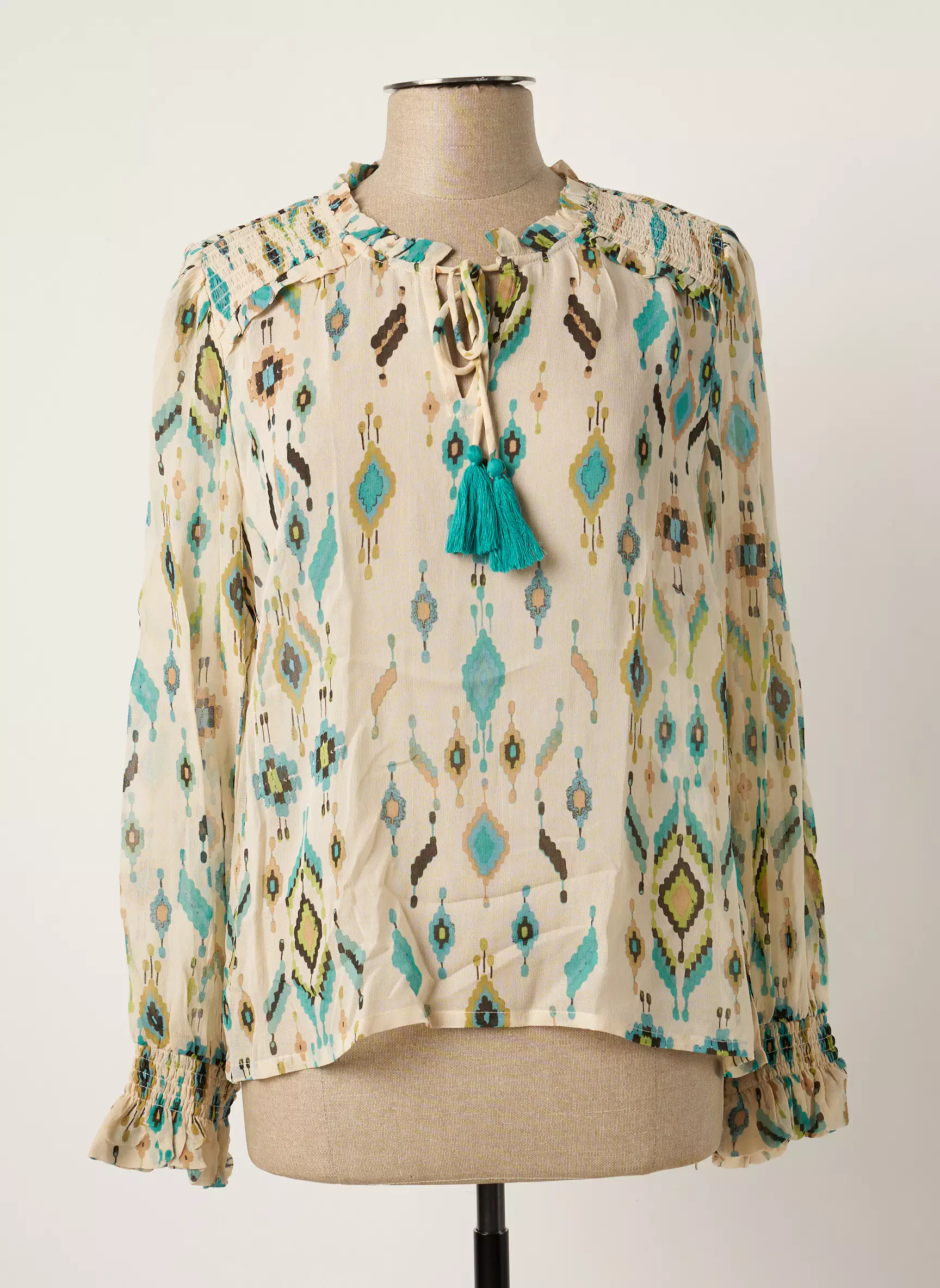 Cream Blouses Femme couleur beige