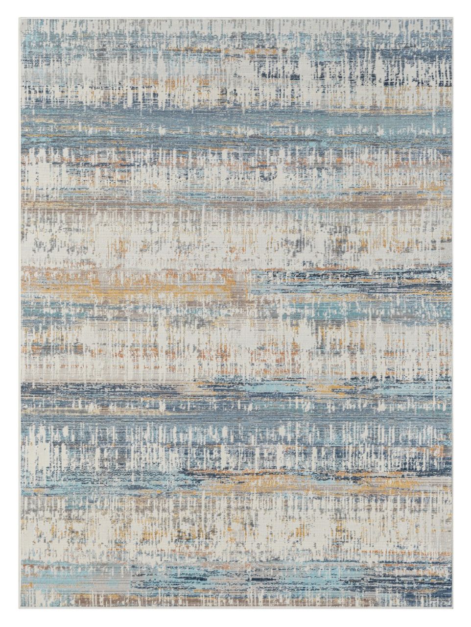 MyFlair Teppich Harper, 170cm x 240cm, Farbe Blau, rechteckig, Florhöhe 2mm