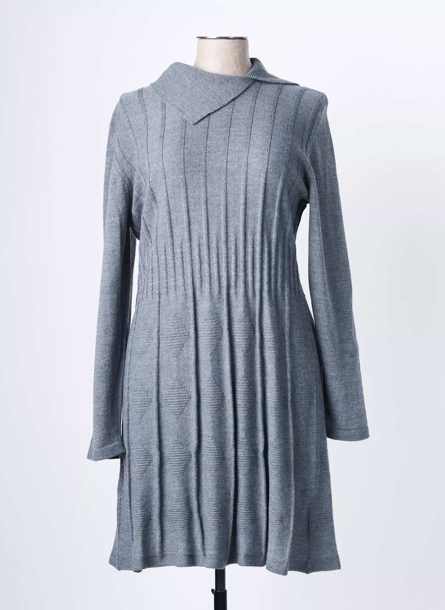 Daneva Robes Mi Longues Femme couleur gris