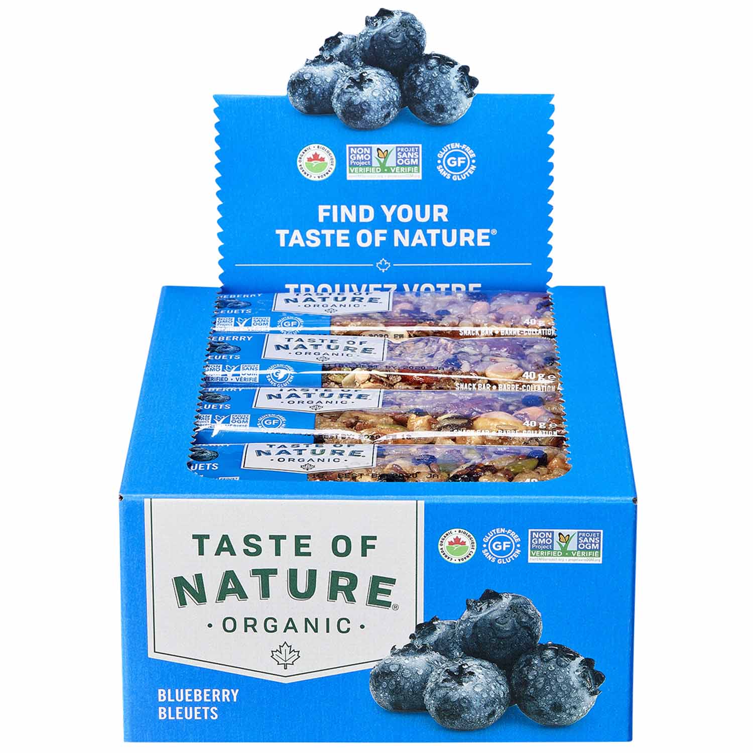 Taste of Nature Organic Blueberry Bio 40g