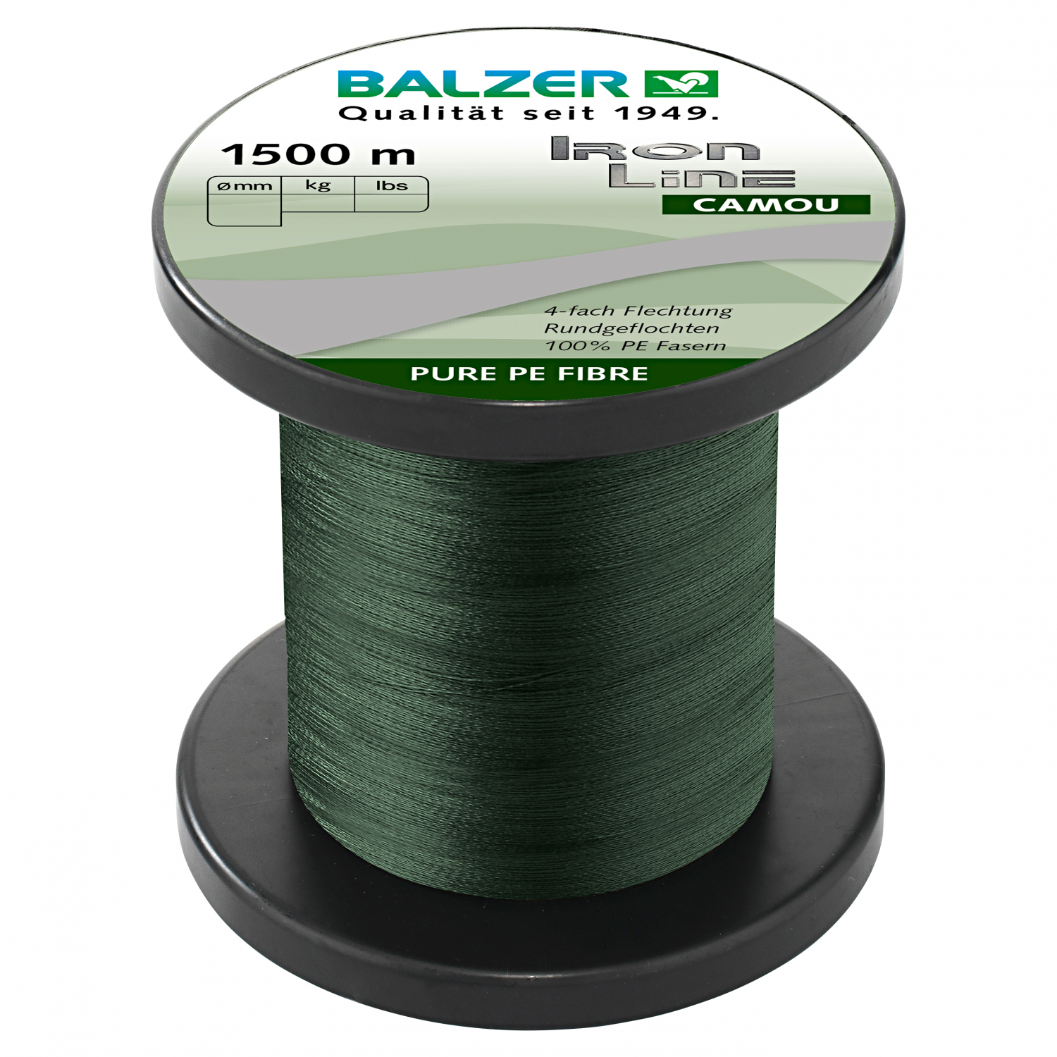 Balzer Angelschnur Iron Line Camou (camou, 1.500 m)