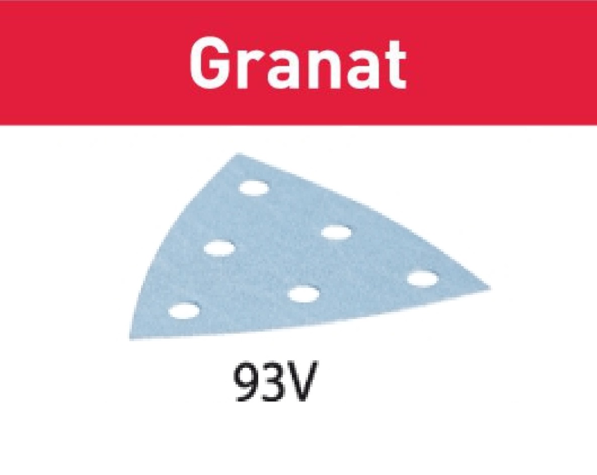 Festool piederumi 497398 Granat slīpēšanas loksnes STF V93/6 P240 GR/100