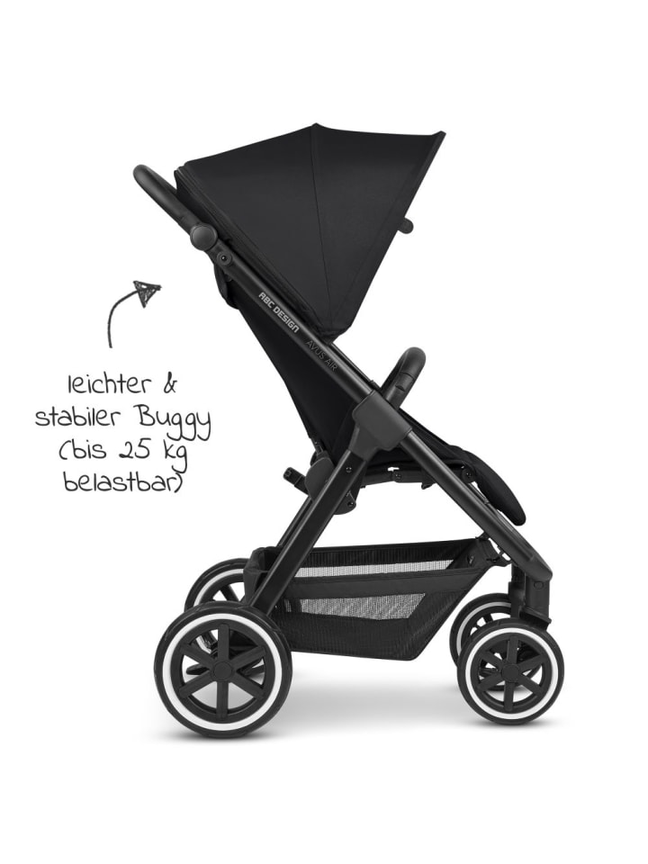 ABC-Design Buggy & Sportwagen Avus Air mit Lufträdern - in schwarz günstig kaufen onesize