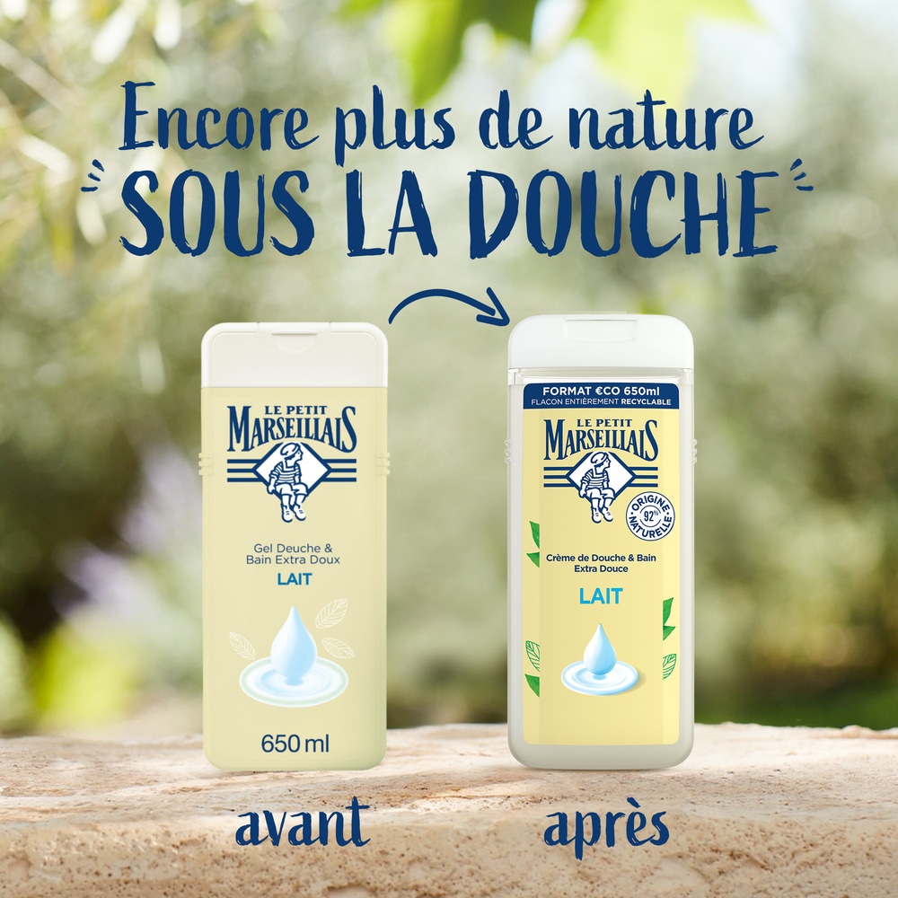 le petit marseillais LE PETIT MARSEILLAIS  DOUCHE EXTRA DOUXLAIT 650 ML Gel Douche